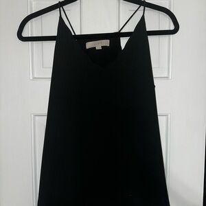 LOFT Elegant Black Camisole Top